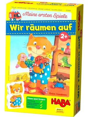 Produktbild von HABA Meine ersten Spiele – Wir räumen auf, Brettspiel, 2 Jahr(e)