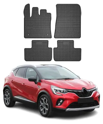 Image de Tapis de Sol pour Renault Captur 2019-2022 Caoutchouc Noir