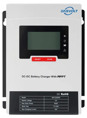DC/DC MPPT-Ladegerät 12V 50A für Dual-Batteriesystem