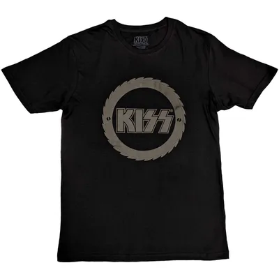 Obrázok produktu pre Kiss Buzzsaw Logo (Hi-Build) Black L Tričko