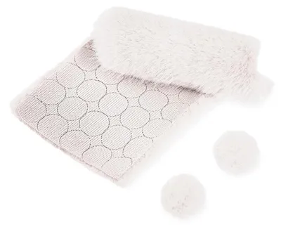 Produktbild von Pompony Futerkowe Białe na Taśmie 3cm