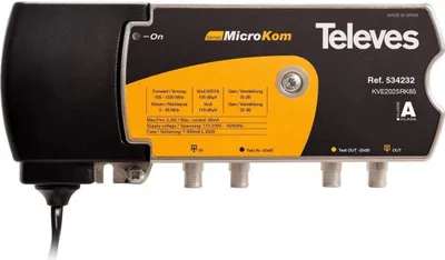 Produktbild von Televes BK-Verstärker KVE2025RK85 20/25dB m.RK 5-85MHz 20dB 1 (KVE2025RK85)