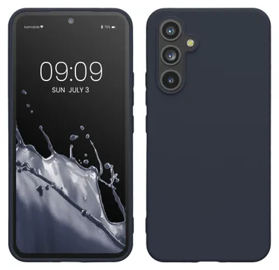 Produktbild von kwmobile Handyhülle für Samsung Galaxy A54 5G Hülle - TPU Case - Kabelloses Laden - Schutzhülle Cover in Dunkelblau