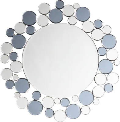 Produktbild von Wandspiegel Bubble 1900 Silber / Grau