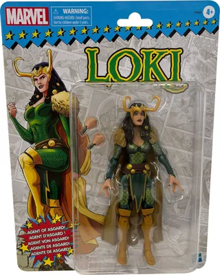 Produktbild von Marvel Legends Retro Collection Series Actionfigur 2022 Loki - Agent of Asgard 10 cm