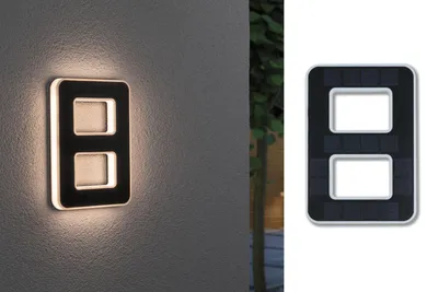 Produktbild von Paulmann Solar LED Hausnummernleuchte Nummer 8