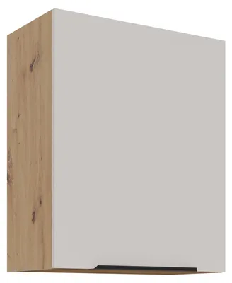 Produktbild von Küchen Hängeschrank 60 cm Küche SOLANO Kaschmir beige matt + Eiche Artisan matt Küchenzeile Küchenblock Küche Einbauküche
