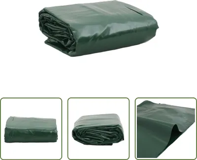 Produktbild von The Living Store Abdeckplane Grün 5x5 m 650 g/m²
