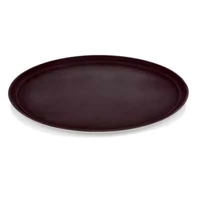 Produktbild von Tablett, oval, schwarz, Polypropylen, Größe wählbar : Tablett, oval, 26,5 x 19 cm, Polypropylen Variante: Tablett, oval, 26,5 x 19 cm