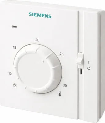 Produktbild von Siemens Raumthermostat RAA31.16 mit Ein/Aus Schalter, 1 Stk.