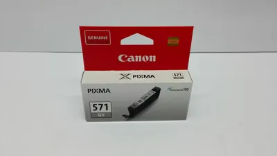 Produktbild von Canon CLI-571GY Tinte Grau, Standardertrag, Foto grau, Tinte auf Farbstoffbasis, 7 ml, 1 Stück(e), 125 Seiten