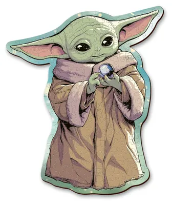 Image de Trefl Trefl - puzzles - 160 puzzles en bois" - Grogu / Lucasfilm Star Wars The MandalorianMix 70 %".