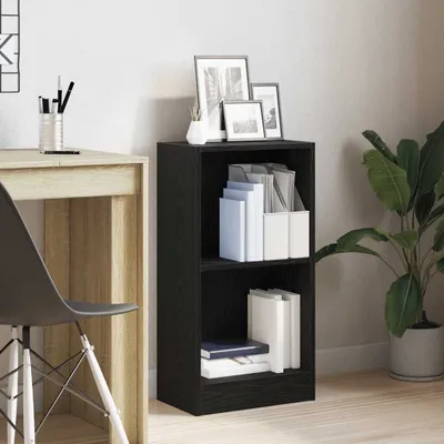Produktbild von Möbel Bücherregal Schwarz Eichen-Optik 40x24x76 cm Holzwerkstoff - Bücherregale 862000