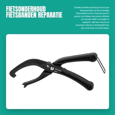Imagen del producto de Herramientas manuales para reparación de bicicletas: aptas para neumáticos de hasta 45 mm, ligeras, robustas y diseñadas para uso diario