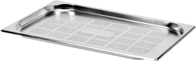 Obrázek produktu pro Gastro nádoba, cateringová nádoba z nerezové oceli, perforovaná GN 1/1 hloubka 20 mm, 530x325 mm