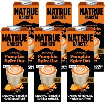 Produktbild von Natrue Barista | Haferdrink Pumpkin Spice - 6 X 1l - Veganer Drinkalternative - Aromatisierter Kürbisgeschmack