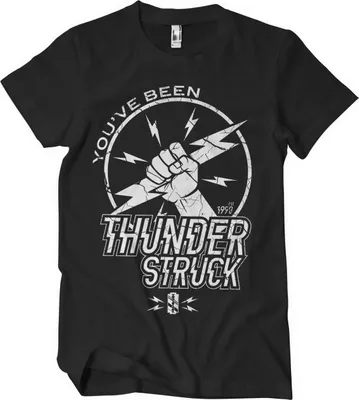 Obrázek produktu pro Tričko You've Been Thunderstruck - malé - černé