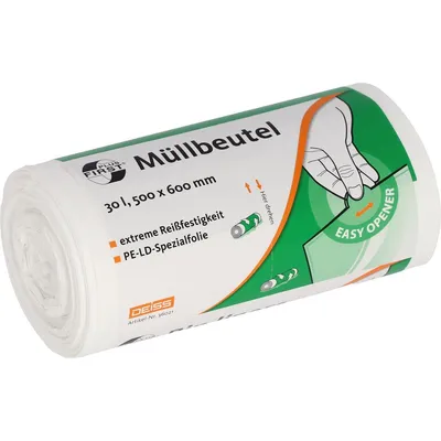 Obrázek produktu pro Müllbeutel 36021 30l weiß 50St.