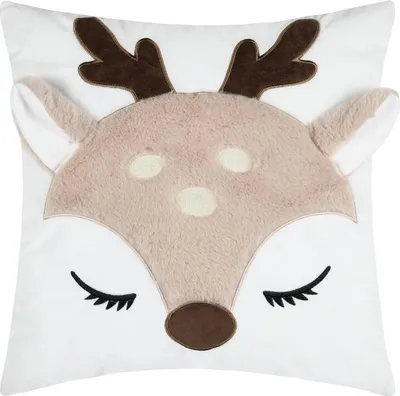 Image de Coussin bébé cerf GABIN, 40 x 40 cm