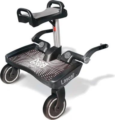 Produktbild von Buggy Board Maxi+ Schwarz mit Saddle Grau