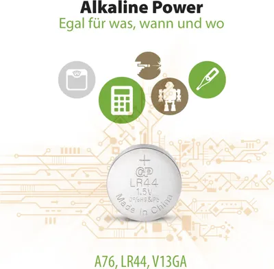 Zdjęcie produktu dla GP Batteries Alkaline Cell A76 Bateria jednorazowego użytku