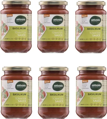 Produktbild von Naturata  Basilikum Tomatensauce (6 x 330 ml)