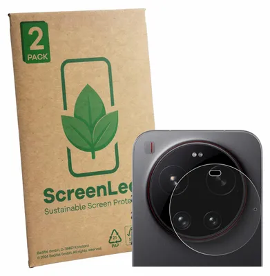 Produktbild von 2x ScreenLeaf Schutzfolie für Xiaomi 17 Ultra (NUR Kamera) nachhaltiger Displayschutz Display Schutz Folie Klar Transparent