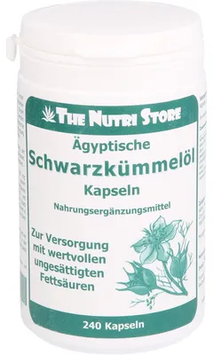 Immagine prodotto di THE NUTRI STORE Olio di cumino nero egiziano in capsule, 240 capsule