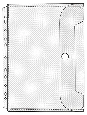Image de Pochettes porte-documents série Crystal - transparent, pour A4, 1 pièce