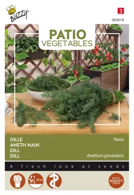 Obrázok produktu pre Buzzy Patio Veggies Dill Nano Seeds - Približne. 2 gr | Buzzy_083018