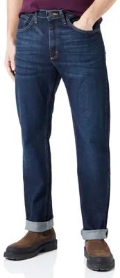 Productafbeelding van WRANGLER heren jeans, regular fit, donkerblauw (blackened indigo), maat 40W / 34L