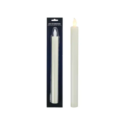 Immagine prodotto di Candela LED a bastoncino di circa 25 cm in vera cera