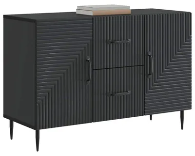 Immagine prodotto di Credenza vidaXL nera 89 x 34,5 x 60 cm in materiale derivato dal legno