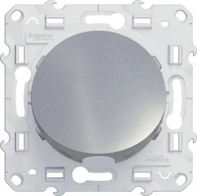 Image de Sortie de câble Odace, gris aluminium