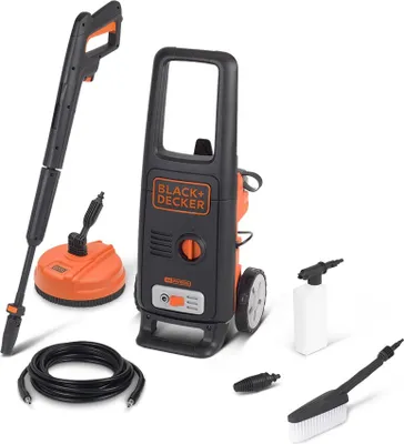Obrázok produktu pre Vysokotlakový čistič BLACK+DECKER BXPW1600PE - 1600 Watt - 125 Bar - 420 l/u - mobilný