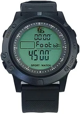 Produktbild von Digitale Schiedsrichteruhr, Sport Schiedsrichter Armbanduhr, Fußballspiel-Timer für Trainer, 100 Runden Speicher Stoppuhr, leuchtende Sportuhr mit 3 Zeilen, großem Display und Alarm
