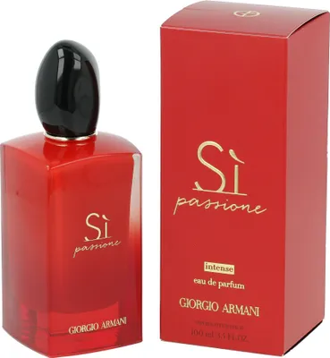 Produktbild von Giorgio Armani Sì Passione Intense, Frauen, 100 ml, Schwarze Johannisbeere, Jasmin, Patschuli, Vanille, Spray