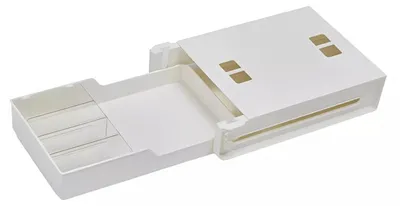 Obrázek produktu pro Verk 01929 Zásuvka pod psací stůl nalepovací bílá