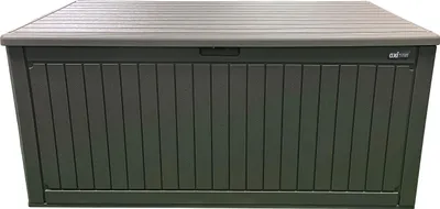Produktbild von AXI Mike Gartenbox aus Kunststoff in Braun 1000 Liter | Outdoor Kissenbox für den Garten mit Boden | Outdoor Aufbewahrungsbox / Auflagenbox