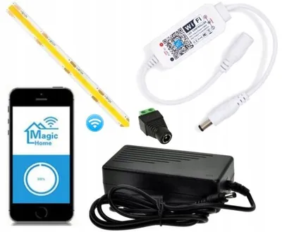 Produktbild von Omako COB LED-Streifen 3m 1440 LED Neutralweiß WiFi