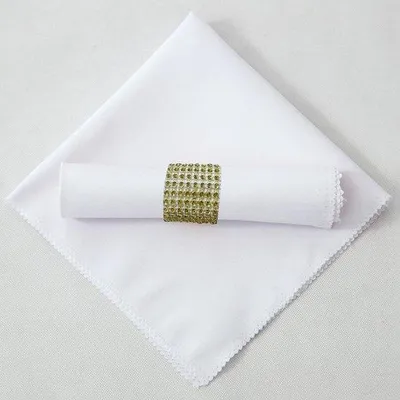 Productafbeelding van Famanu Servetset - Elegante stoffen servetten met servetringen