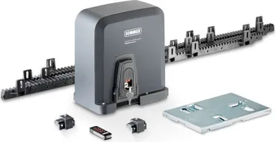 Produktbild von Sommer STArter S2+ Schiebetorantrieb Komplettset, inkl. Handsender Pearl, 4m Kunststoff-Zahnstangen