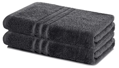 Immagine prodotto di Elzusha - Set di 2 asciugamani da bagno in 100% cotone, morbidi e assorbenti