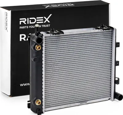 Produktbild von RIDEX 470R0066 Kühler Wasserkühler Motorkühler passend für MERCEDES-BENZ 190 (W201) Stufenheck (W124) W124 T-modell (S124) W124 Coupe (C124)