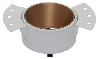 Image de Luminaire encastré, or mat, douille GU10, diamètre 14cm