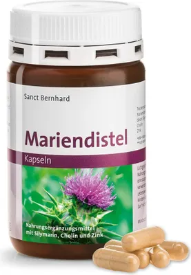 Produktbild von Sanct Bernhard Mariendistel – 90 Kapseln