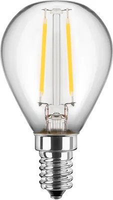 Produktbild von Blulaxa LED Filament Leuchtmittel Tropfen 2,5W = 25W E14 klar 250lm warmweiß 2700K