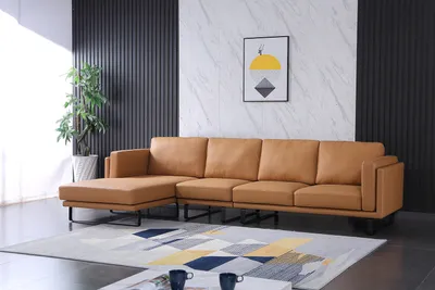Produktbild von Eckcouch Design Ecksofa Wohnzimmer Möbel Moderne Lederpolster Couch Sofa L Form