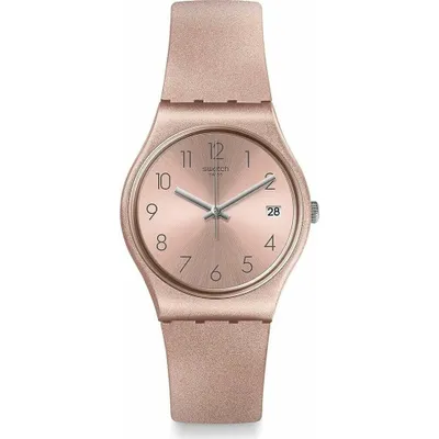 Produktbild von Swatch Damenuhr GP403, 34mm Gehäuse, Datumsanzeige, Glitzerarmband, 3 bar wasserdicht