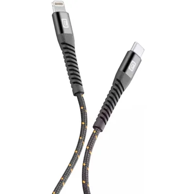 Immagine prodotto di Cellularline Tetraforce Cavo da USB-C a Lightning 1,2 m - Cavo dati - nero